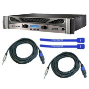 Crown-XTi-1002-Stereo-Power-Amplifier-w-Speakon-to-14-Speaker-Cables-Cable-Ties-0