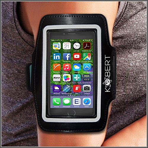 Kobert-Sports-Fitness-Exercise-Armband-for-iPhone-6-5-5s-5c-4s-Samsung-Galaxy-S5-S4-for-running-cycling-yoga-Key-Pocket-Arm-Sizes-95-155-in-0-4