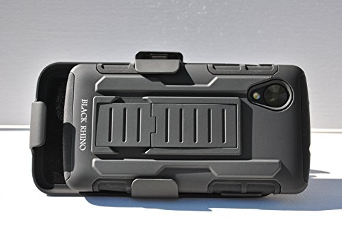 LG-Google-Nexus-5-Case-Black-Protective-Case-Hybrid-Futuristic-Dual-Layer-Combo-Case-Tough-Armor-Shockproof-Skin-Case-Cover-with-Kickstand-Belt-Clip-for-the-G-Google-Nexus-5-Smart-Phone-Black-Rhino-Bl-0-0