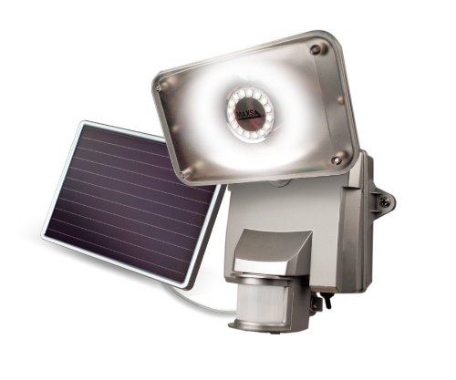 MAXSA-Innovations-44640-Silver-Motion-Activated-Solar-LED-Security-Floodlight-0