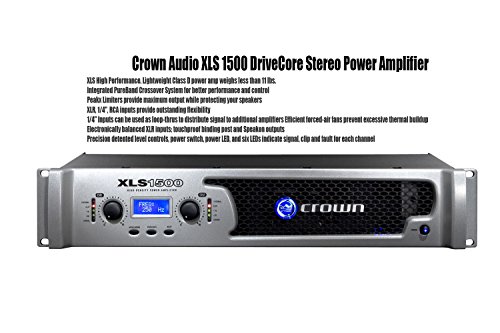 PACKAGE-2x-JBL-500W-JRX225-Dual-15-Two-Way-Sound-Reinforcement-Loudspeaker-System-1x-CROWN-XLS1500-Drivecore-Series-Power-Amplifier-2x-STS12G25-25Ft-Speakon-Cables-0-1