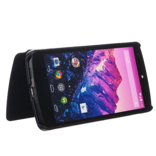 Raydes-LG-Google-Nexus-5-Case-KLDKalaideng-Enland-Series-Ultra-Slim-Case-Lightweight-Premium-Leather-Hard-Shell-Stand-Case-Cover-for-LG-Google-Nexus-5-Smartphone-N5-D820-D821-Black-0