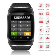 Upgraded-New-S12CIYOYO-Smart-Watch-Phone-Mate-With-Bluetooth-30-for-Apple-iPhone-4S55C5S6-and-Samsung-HTC-Sony-Huawei-Xiaomi-Android-SmartPhone-Black-0