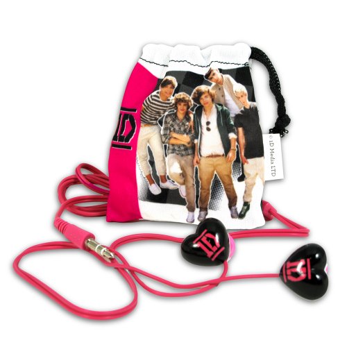 1-Direction-Earbuds-Black-with-Pink-Logo-0