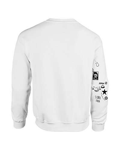 Allntrends-Womens-Sweatshirt-1D-Harry-Style-Medium-White-0-0
