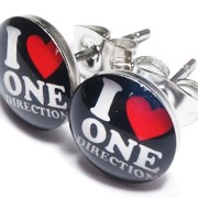 I-Love-Heart-One-Direction-Stainless-Steel-Stud-Earrings-0