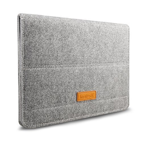 Inateck-129-iPad-Pro-133-Inch-MacBook-Air-Pro-Retina-Sleeve-Case-Cover-Ultrabook-Netbook-Laptop-Bag-Tablet-PC-Sleeve-with-Stand-Function-for-MacBook-and-iPad-Gray-0