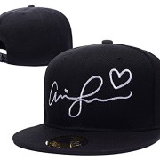 JRICK-Ariana-Grande-Signature-Logo-Adjustable-Snapback-Caps-Embroidery-Hats-0
