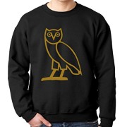 New-Way-180-Crewneck-Drake-Owl-Unisex-Pullover-Sweatshirt-Medium-Black-0