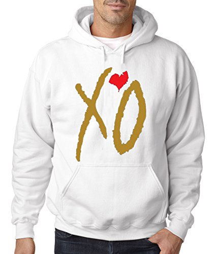 New-Way-188-Pullover-XO-The-WEEKND-Unisex-Hooded-Sweatshirt-Small-White-0