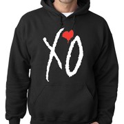 New-Way-189-Pullover-XO-The-WEEKND-Unisex-Hooded-Sweatshirt-Large-Black-0