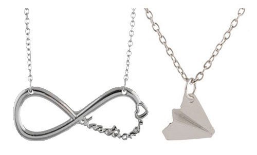 One-Direction-Twin-Pack-Harry-Paper-Plane-and-Infinity-Necklace-Chains-0