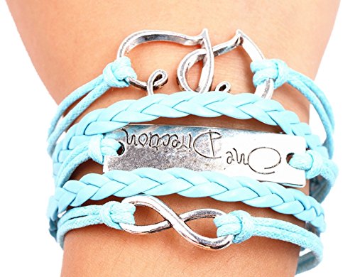 PINKISS-Hand-Made-Fashion-Charm-Suede-Wrap-Bracelet-Blue-One-Direction-0