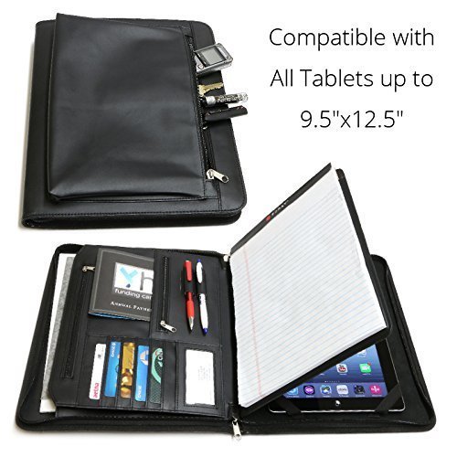 Universal-Business-Leather-Portfolio-for-iPad-Pro-iPad-234-iPad-Air-Air-2-Mini-Mini-2-Mini-3-Samsung-Galaxy-Tab-Note-Pro-Google-Nexus-Microsoft-Surface-Pro-34-and-all-tablets-up-to-129-0