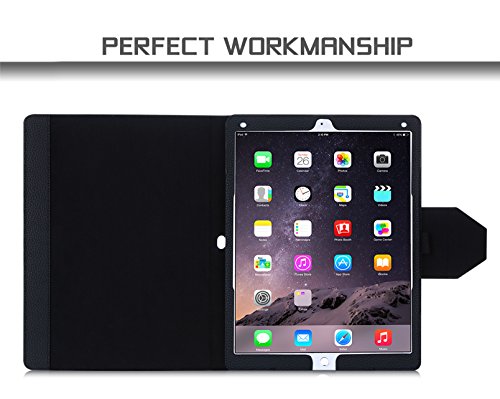 iPad-Pro-Case-FYY-Luxury-Gold-Keyboard-Magnetically-Detachable-Wireless-Bluetooth-Keyboard-Leather-Case-Smart-Cover-with-Note-Holder-for-Apple-iPad-Pro-129-2015-Black-0-3