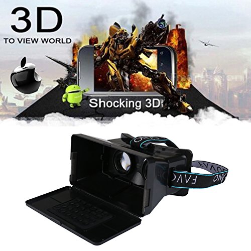 FAVOLCANO-Newest-Google-Cardboard-3D-VR-Virtual-Reality-Headset-3D-VR-Glasses-for-3D-Movies-and-Games-Adjustable-Strap-for-35-to-56-inch-iPhoneAndroidWindows-Smartphones-0-3