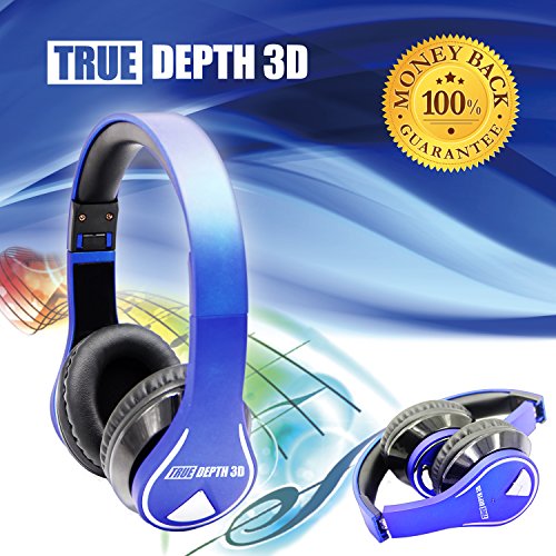 True-Depth-3D-VR-InfernoTM-Ultimate-Experience-Premium-Virtual-Reality-with-Bluetooth-Headphones-and-Bluetooth-Game-Pad-Compatible-with-4-6-Inch-Android-Smartphones-0-2