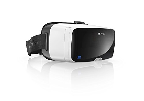 ZEISS-VR-ONE-Virtual-Reality-Headset-Retail-Packaging-White-with-Black-front-and-head-strap-0