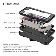 iPhone-6s-Case-iPhone-6-Case-Heavy-Duty4-LayerFingerprint-identificationScratch-ProtectionDrop-ProtectionDustproofShockproof-Hybrid-Hard-Shell-with-Bumper-for-iPhone-6s-47Black-0-1